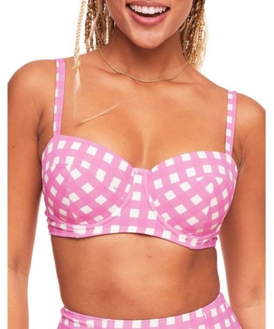 Vivien Women's Swimwear Bikini Swimwear Top & Women's Swimwear Hipster Bikini Swimwear Bottom Novelty pink $32.97 Swimsuits