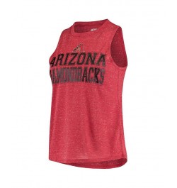 Women's Arizona Diamondbacks Satellite Muscle Tank Top and Pants Sleep Set Gray, Heathered Red $33.60 Pajama