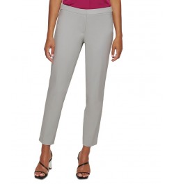 Women's Infinite-Stretch Straight-Leg Pants Ash $29.15 Pants