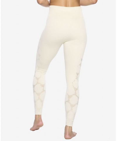 Women's Seychelle Rosette Seamless Legging Tan/Beige $28.42 Pants