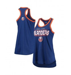 Women's Royal New York Islanders Showdown Slub Racerback Tank Top Royal $14.00 Tops