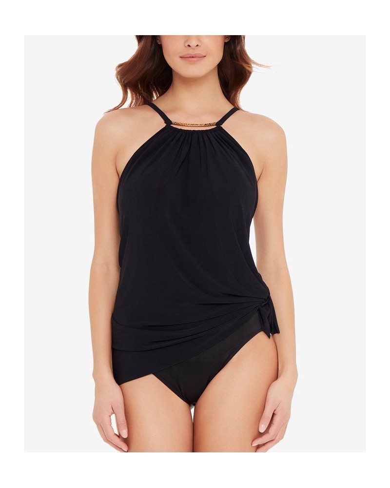 Parker Underwire Allover Slimming Swimdress Black $88.36 Swimsuits