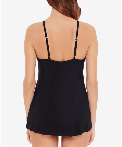 Parker Underwire Allover Slimming Swimdress Black $88.36 Swimsuits