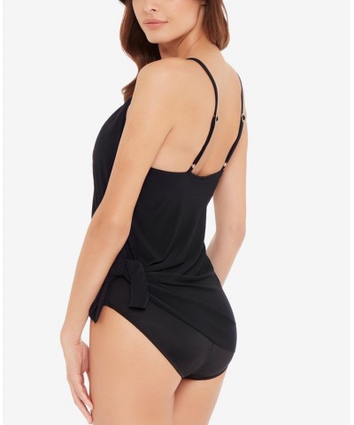 Parker Underwire Allover Slimming Swimdress Black $88.36 Swimsuits