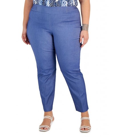 Plus Size Tummy Control Pull-On Slim-Leg Pants Hudson $16.22 Pants