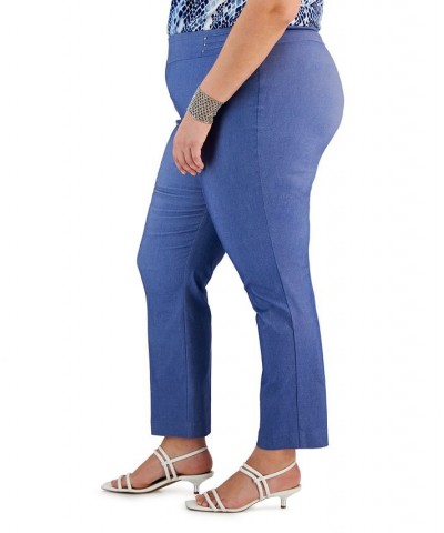 Plus Size Tummy Control Pull-On Slim-Leg Pants Hudson $16.22 Pants