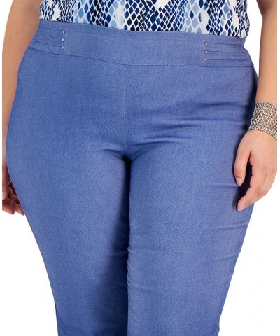 Plus Size Tummy Control Pull-On Slim-Leg Pants Hudson $16.22 Pants