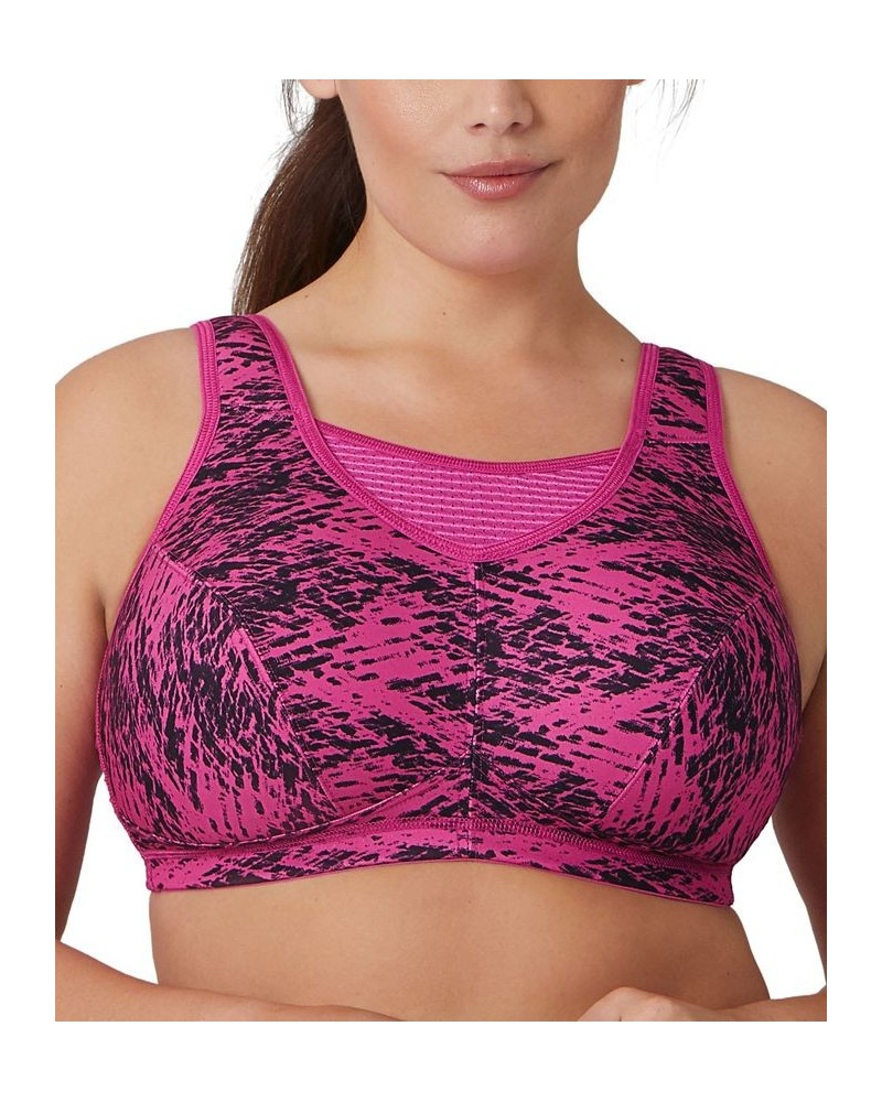 Women's Plus Size Sport Elite Performance Camisole Bra Fuchsia Print $25.46 Bras