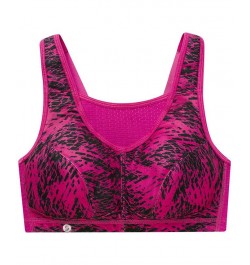 Women's Plus Size Sport Elite Performance Camisole Bra Fuchsia Print $25.46 Bras