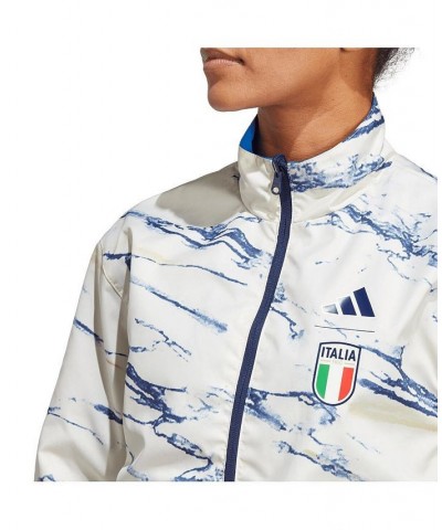 Women's Blue Italy National Team Anthem Reversible Full-Zip Jacket Blue $54.00 Jackets