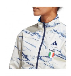 Women's Blue Italy National Team Anthem Reversible Full-Zip Jacket Blue $54.00 Jackets