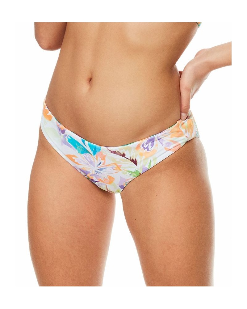 Juniors' Retro Revo Printed Hipster Bikini Bottoms Snow White Pualani Combo $26.24 Swimsuits