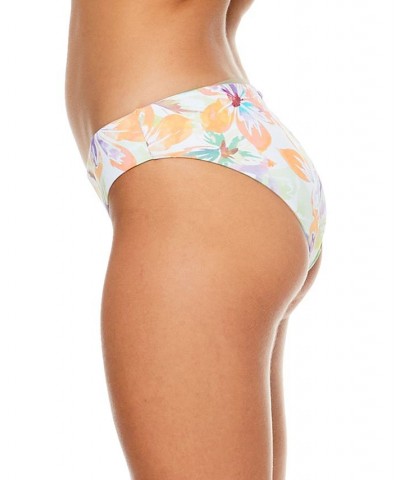 Juniors' Retro Revo Printed Hipster Bikini Bottoms Snow White Pualani Combo $26.24 Swimsuits