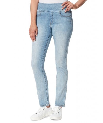 Women's Amanda Pull-On Slim-Straight Jeans Zermatt $17.09 Jeans
