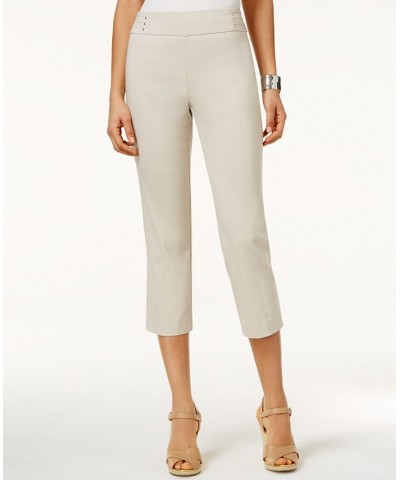 Embellished Pull-On Capri Pants Stonewall $16.79 Pants