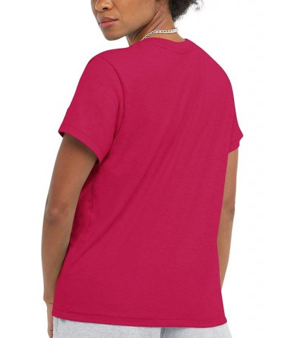 Women's Classic Logo T-Shirt Strawberry Rouge $12.36 Tops