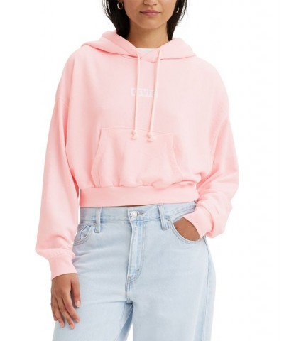 Women's Graphic Laundry Day Hoodie Pink $17.69 Sweatshirts
