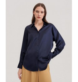 Women's SOS Shirt Blue $69.29 Tops