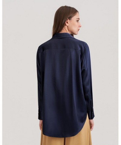 Women's SOS Shirt Blue $69.29 Tops