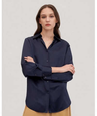 Women's SOS Shirt Blue $69.29 Tops