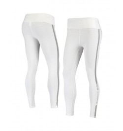 Women's White Sacramento Kings Carrie Leggings White $40.49 Pants