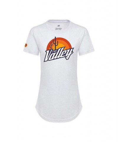 Women's White Phoenix Suns 2021/22 City Edition Phoebe T-shirt White $20.64 Tops