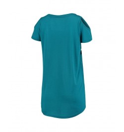 Women's Teal San Jose Sharks Clear The Bases Scoop Neck T-shirt Teal $22.22 Tops