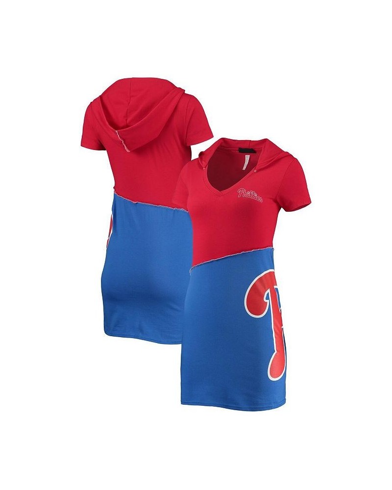 Women's Red Royal Philadelphia Phillies Hoodie Dress Red, Royal $39.10 Dresses