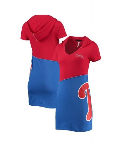 Women's Red Royal Philadelphia Phillies Hoodie Dress Red, Royal $39.10 Dresses