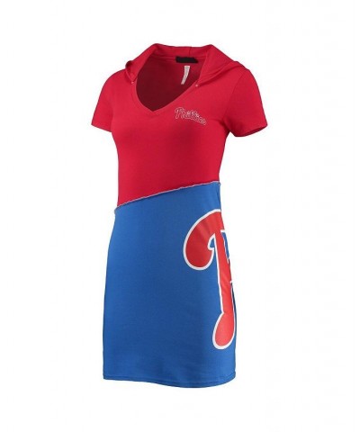 Women's Red Royal Philadelphia Phillies Hoodie Dress Red, Royal $39.10 Dresses