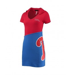 Women's Red Royal Philadelphia Phillies Hoodie Dress Red, Royal $39.10 Dresses