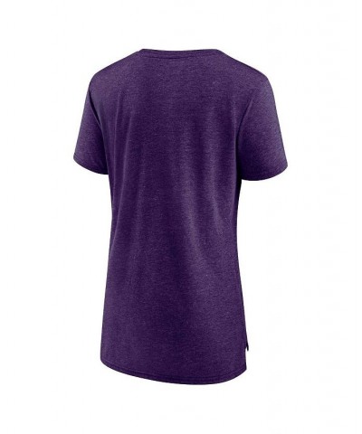 Women's Branded Heathered Purple Los Angeles Lakers True Classics Tri-Blend T-shirt Heathered Purple $26.09 Tops