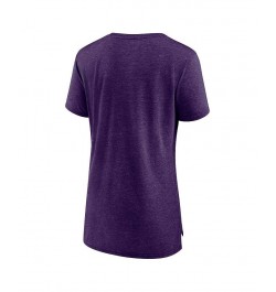 Women's Branded Heathered Purple Los Angeles Lakers True Classics Tri-Blend T-shirt Heathered Purple $26.09 Tops