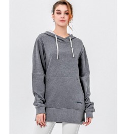 Keep Warm Fleece Hoodie for Women Grey $41.16 Sweatshirts