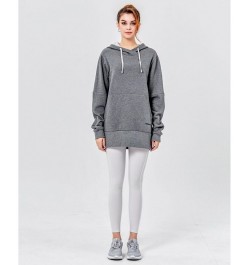 Keep Warm Fleece Hoodie for Women Grey $41.16 Sweatshirts