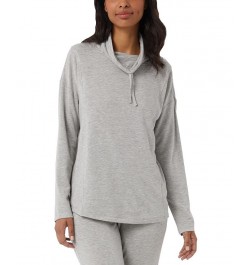 Women's Soft & Cozy Cowlneck Top Gray $13.13 Tops