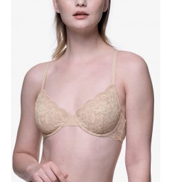 Women's Rosa Non Padded Wired Bra Tan/Beige $12.69 Bras