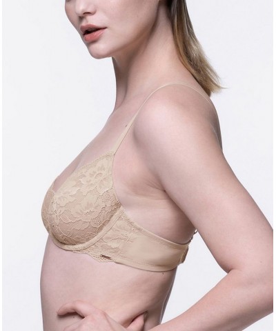 Women's Rosa Non Padded Wired Bra Tan/Beige $12.69 Bras