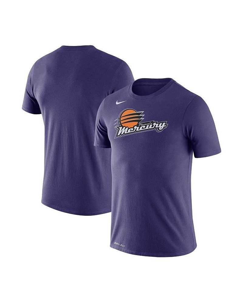 Women's Purple Phoenix Mercury Logo Performance T-shirt Purple $25.19 Tops