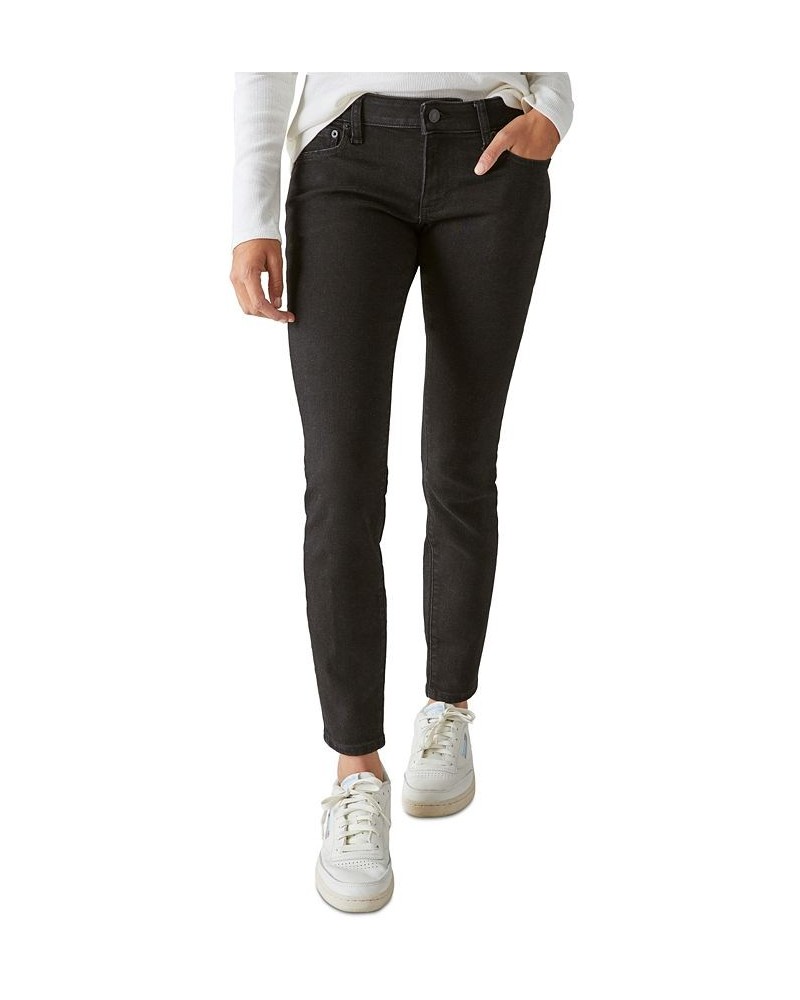 Women's Lizzie Low-Rise Skinny Jeans Clean Black $45.78 Jeans