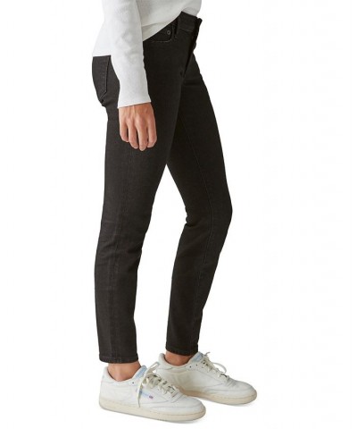 Women's Lizzie Low-Rise Skinny Jeans Clean Black $45.78 Jeans