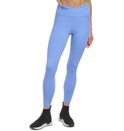 Crossover Balance Compression Super Soft Leggings Blue $19.48 Pants