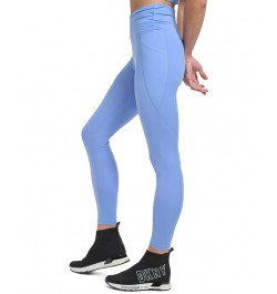 Crossover Balance Compression Super Soft Leggings Blue $19.48 Pants