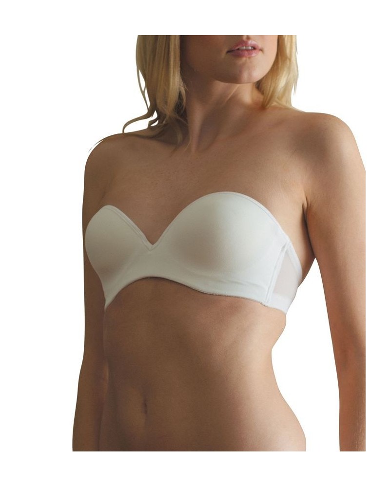 Women's Invisible Plunge Strapless Bra White $30.78 Bras