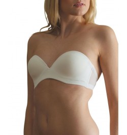 Women's Invisible Plunge Strapless Bra White $30.78 Bras