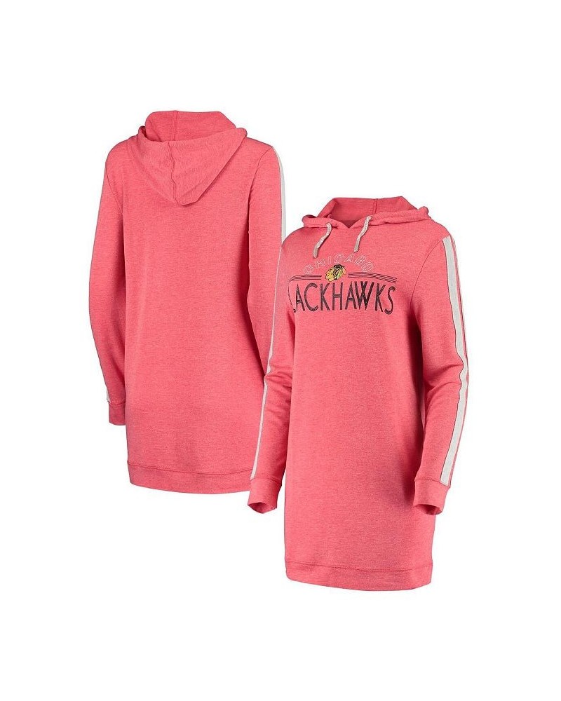 Women's Red Chicago Blackhawks Prodigy Hooded Nightshirt Red $25.80 Pajama