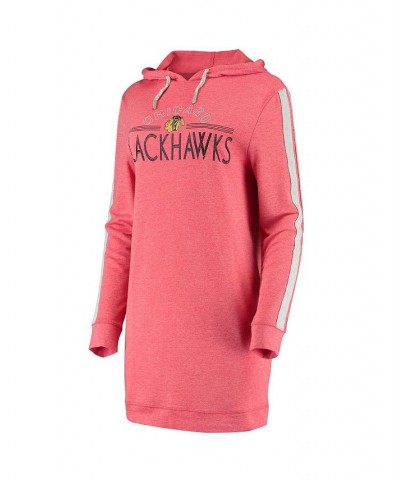 Women's Red Chicago Blackhawks Prodigy Hooded Nightshirt Red $25.80 Pajama