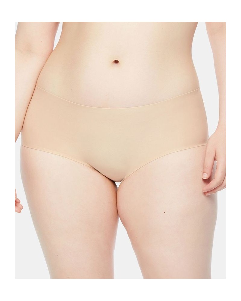 Women's Plus Size Soft Stretch One Size Full Hipster Underwear 1134 Online Only Ultra Nude $16.20 Panty