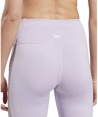 Women's Modern Safari High-Rise Leggings Purple $19.98 Pants