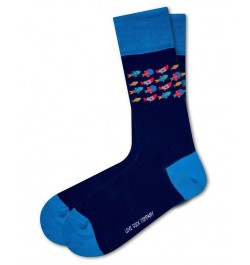 Women's Super Soft Organic Cotton Novelty Socks Navy $11.76 Socks